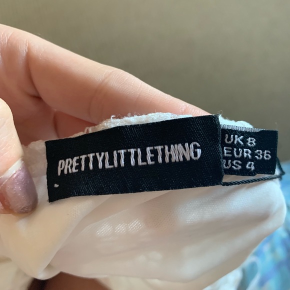 NEW PrettyLittleThing White Lace Bodycon Dress - Picture 5 of 6